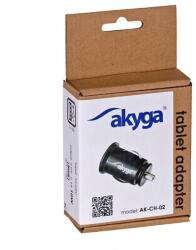 Akyga Car charger AK-CH-02 2100mA 2xUSB black (AK-CH-02)