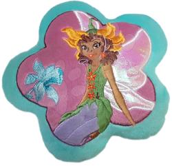 Ilanit Perna decorativă Ilanit albastră 16*16 cm (IL12248)