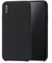 Meleovo Carcasa iPhone X / XS Meleovo Pure Gear II Black (culoare mata fina, interior piele intoarsa) (MLVPG2IPHXBK)