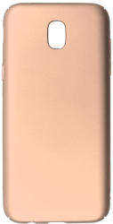 Just Must Carcasa Samsung Galaxy J5 (2017) Just Must Uvo Gold (material fin la atingere, slim fit) (JMUVOJ530GD)
