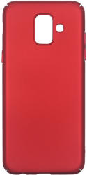 Just Must Carcasa Samsung Galaxy A6 (2018) Just Must Uvo Red (material fin la atingere, slim fit) (JMUVOA600RD)