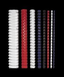 Fellowes Spirál, műanyag, 6 mm, 10-20 lap, FELLOWES, 25 db, fehér (IFW53300) - irodaoutlet