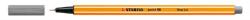STABILO Tűfilc, 0, 4 mm, STABILO "Point 88", szürke (TST88961) - irodaoutlet