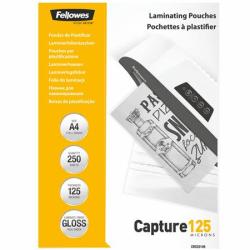 Fellowes Meleglamináló fólia, 125 mikron, A4, fényes, 250 db, FELLOWES (IFW53149) - irodaoutlet
