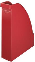 Leitz Iratpapucs, műanyag, 70 mm, LEITZ "Plus", piros (E24760025) - irodaoutlet