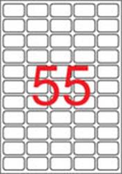 APLI Etikett, univerzális, 36, 8x23, 8 mm, eltávolítható, kerekített sarkú, APLI, 5500 etikett/csomag (LCA03051) - irodaoutlet