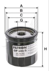 FILTRON Olajszűrő FILTRON OP643/5 W7032