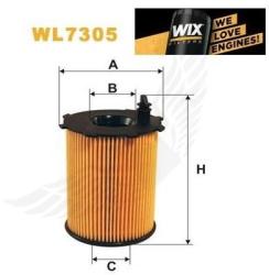 WIX Olajszűrő WIX WL7305 HU716/2X