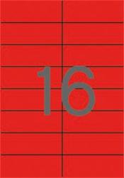 APLI Etikett, 105x37 mm, színes, APLI, piros, 320 etikett/csomag (LCA1597) - irodaoutlet