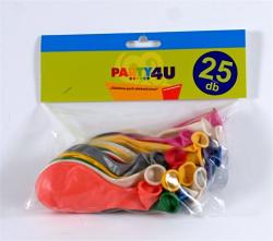  Léggömb, 26 cm, gyöngyházfényű, vegyes szín (PT0125M) - irodaoutlet