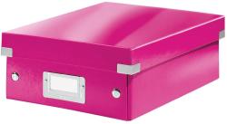 LEITZ Tárolódoboz, rendszerező, PP, karton, S méret, LEITZ "Click&Store", rózsaszín (E60570023)