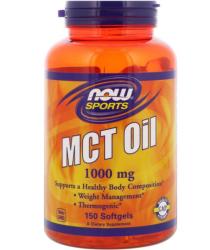 NOW Sports MCT Oil 1000 mg 150 caps