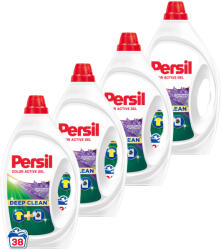 Persil Pachet promo 4 x Persil Detergent lichid, 1.71 L, 38 spalari, Deep Clean Color Active Gel Lavender