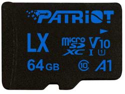 Patriot microSDXC LX 64GB C10/U1/V10 PSF64GLX11MCX