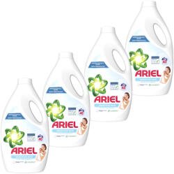 Ariel Pachet promo 4 x Ariel Detergent lichid, 2L, 40 spalari, Sensitive Skin