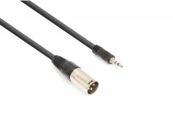 VONYX Cablu XLR Tata - jack stereo 3.5m Tata 0.5m (177.746)