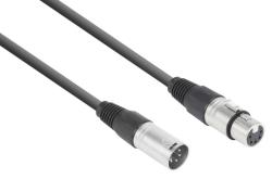 Power Dynamics CX102-3 Cablu DMX, XLR 5-pini (tata) - XLR 5-pini (mama), 3m, 120Ohm, PD-Connex (177.926)