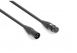 Power Dynamics Cablu convertor adaptor DMX 3 pini Tata - DMX 5 pini Mama (177.947)