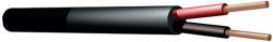 Power Dynamics RX12 Cablu difuzor rotund, 100V, 2x1.5mm2, negru, 100m, Power Dynamics (801.818)