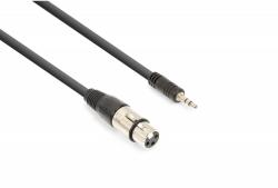 VONYX Cablu XLR Mama - jack stereo 3.5m Tata 0.5m (177.748)