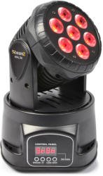 BeamZ MHL74 Mini Moving Head Wash, negru, 7x10W RGBW BeamZ (150.518)