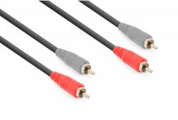 VONYX Cablu 2x RCA Tata - 2x RCA Tata 6m (177.788)