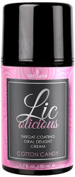 Sensuva Lic-o-licious Oral Delight Cream Cotton Candy 50 ml
