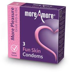 MoreAmore Condom Fun Skin 3 pcs