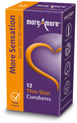 MoreAmore Condom Thin Skin 12 pcs