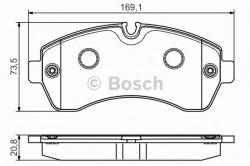Bosch Set placute frana, frana disc MERCEDES SPRINTER 5-t caroserie (906) (2006 - 2016) BOSCH 0 986 495 107