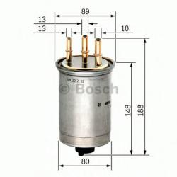 Bosch Filtru combustibil FORD FOCUS Limuzina (DFW) (1999 - 2007) BOSCH 0 450 906 508