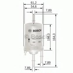 Bosch Filtru combustibil VW EOS (1F7, 1F8) (2006 - 2016) BOSCH F 026 403 006