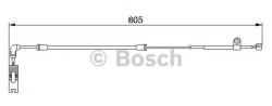 Bosch Senzor de avertizare, uzura placute de frana BMW Seria 3 Compact (E46) (2001 - 2005) BOSCH 1 987 474 943