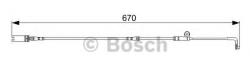 Bosch Senzor de avertizare, uzura placute de frana BMW Seria 5 (E60) (2003 - 2010) BOSCH 1 987 473 002