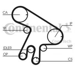 CONTITECH Set curea de distributie TOYOTA COROLLA (CDE12, ZZE12, NDE12, ZDE12) (2001 - 2007) CONTITECH CT1043K2