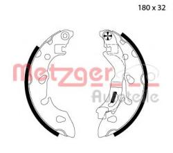 METZGER Set saboti frana FIAT PANDA (169) (2003 - 2016) METZGER MG 123