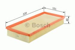 Bosch Filtru aer FIAT STILO (192) (2001 - 2010) BOSCH 1 457 433 317