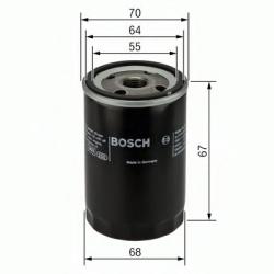 Bosch Filtru ulei SUZUKI SPLASH (2008 - 2016) BOSCH 0 986 452 058