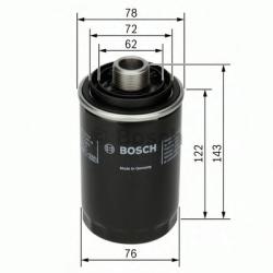 Bosch Filtru ulei AUDI A4 Allroad (8KH, B8) (2009 - 2016) BOSCH F 026 407 080