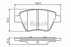 Bosch Set placute frana, frana disc VW TOURAN (1T3) (2010 - 2015) BOSCH 0 986 494 416