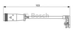 Bosch Senzor de avertizare, uzura placute de frana MERCEDES SPRINTER 3-t platou / sasiu (906) (2006 - 2016) BOSCH 1 987 473 037