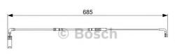 Bosch Senzor de avertizare, uzura placute de frana BMW Seria 5 (E60) (2003 - 2010) BOSCH 1 987 473 003