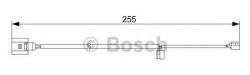 Bosch Senzor de avertizare, uzura placute de frana PORSCHE CAYENNE (9PA, 955) (2002 - 2010) BOSCH 1 987 473 013