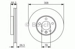 Bosch Disc frana VW MULTIVAN V (7HM, 7HN, 7HF, 7EF, 7EM, 7EN) (2003 - 2015) BOSCH 0 986 479 R84