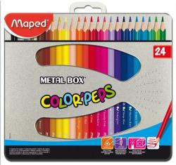 Maped COLOR`PEPS színes ceruza fém dobozban 24 db (832016)