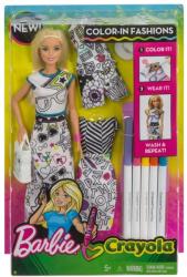 Mattel Barbie Crayola színezős baba (FPH90)