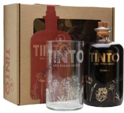 Tinto Red Premium Gin 40% 0,7 l - pohárral, díszdobozban