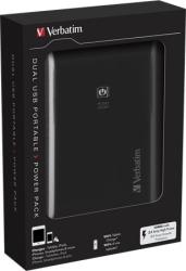 Verbatim Dual USB Portable Power Pack 10000 mAh (V49952)