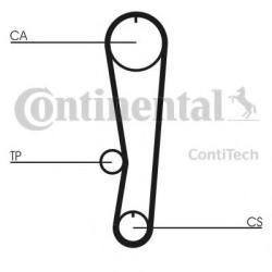 CONTITECH Curea distributie SUZUKI GRAND VITARA I (FT) (1998 - 2005) CONTITECH CT757