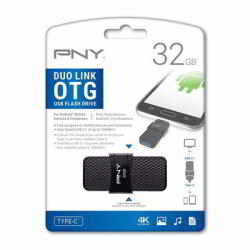 PNY Duo Link 32GB USB 3.1 P-FD32GOTGSLTC-GE